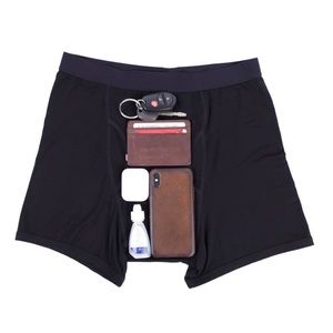 I Heart Raves black modal XL Stash boxers. Great for when you don’t have a purse